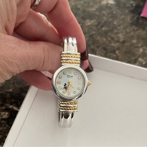 Disney Women's Two-Tone Silver and Gold Watch